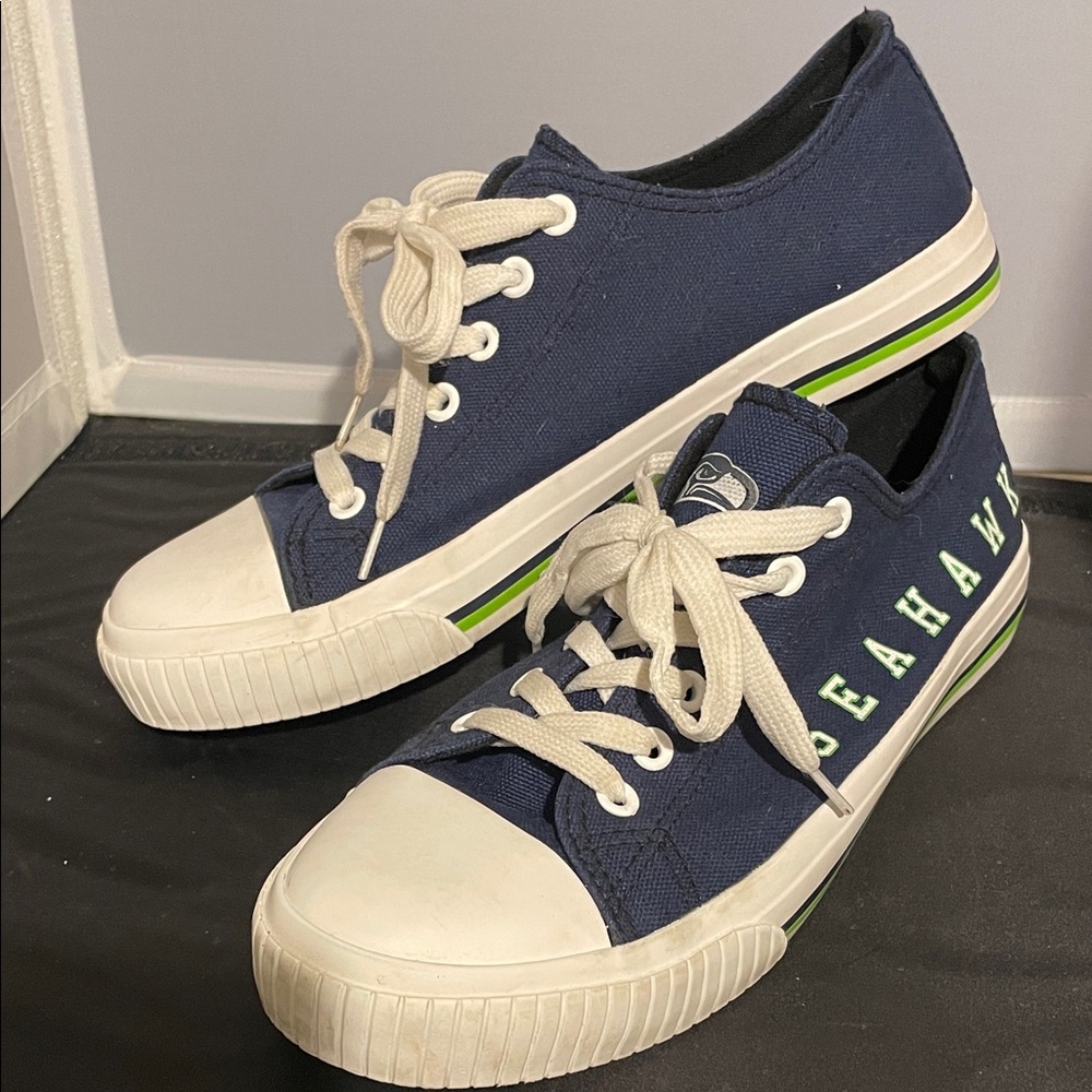 FOCO Seattle Seahawks Canvas Sneakers